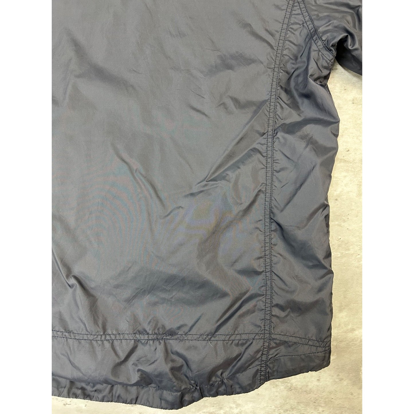 Vintage 2000s Nike Embroidered Swoosh Nylon Full Zip Windbreaker Jacket Medium