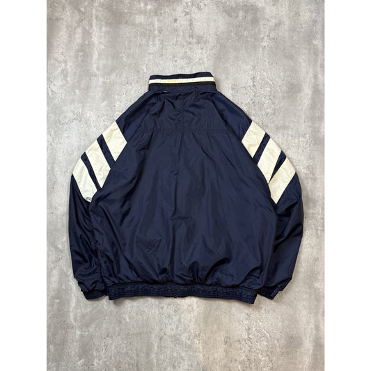 Vintage 90s Adidas Embroidered Spellout Nylon Windbreaker Jacket Size Large