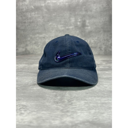 Vintage 90s Nike Metallic Swoosh Snapback Hat OSFA