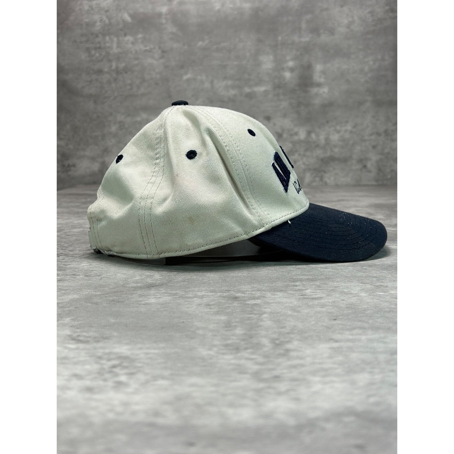 Vintage US Military Air Force Academy Embroidered Spellout Strapback Hat OSFA