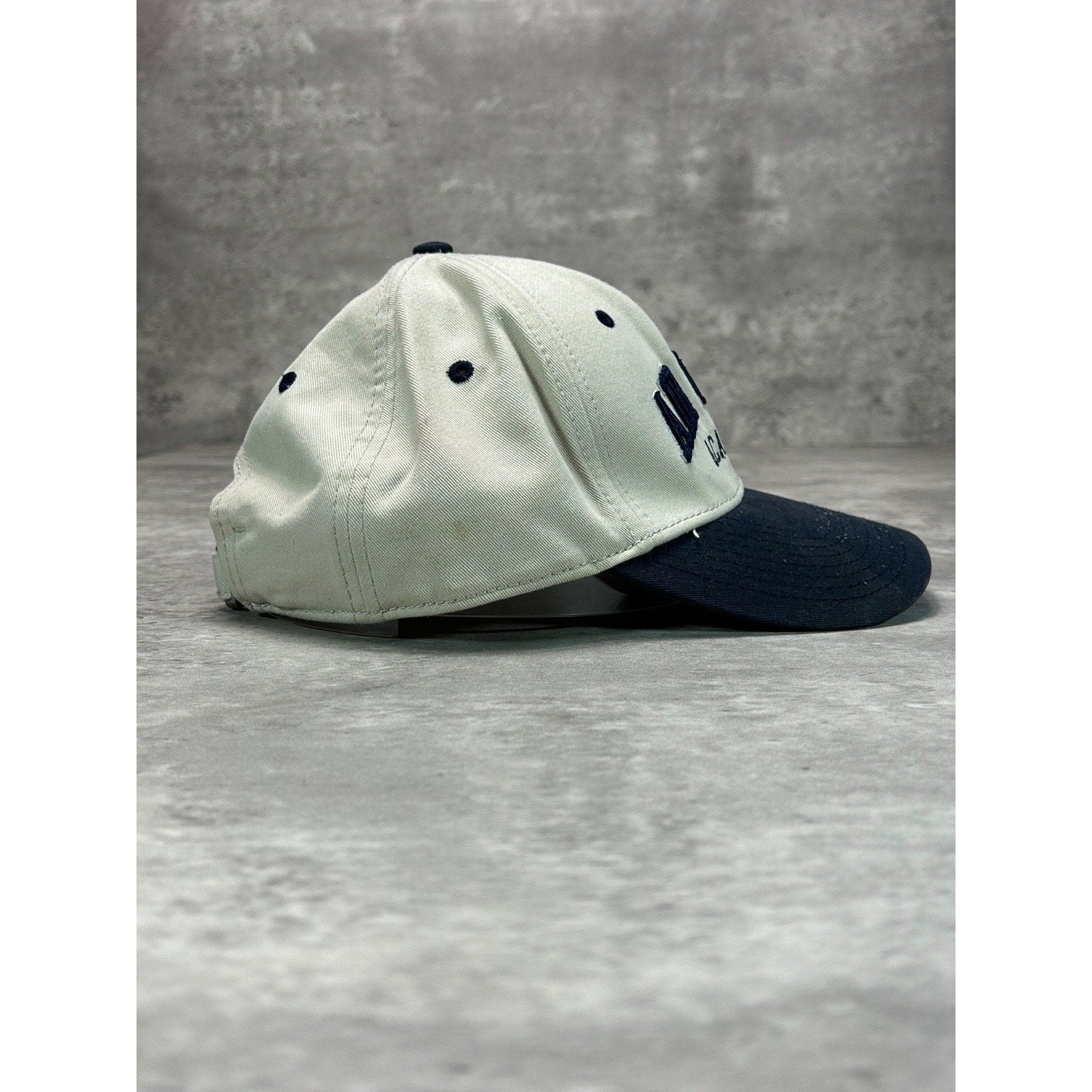 Vintage US Military Air Force Academy Embroidered Spellout Strapback Hat OSFA