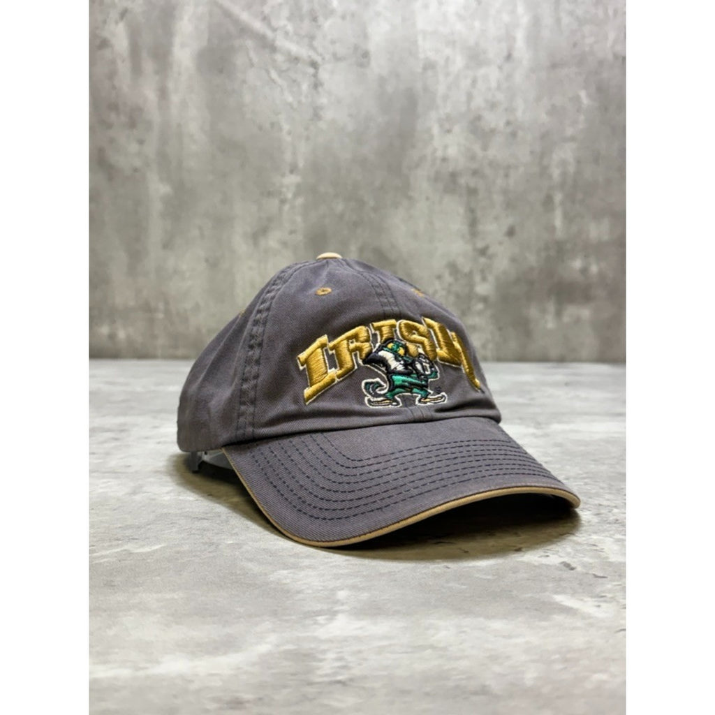 Vintage Notre Dame Fighting Irish NCAA Embroidered Logo Strapback Hat OSFA