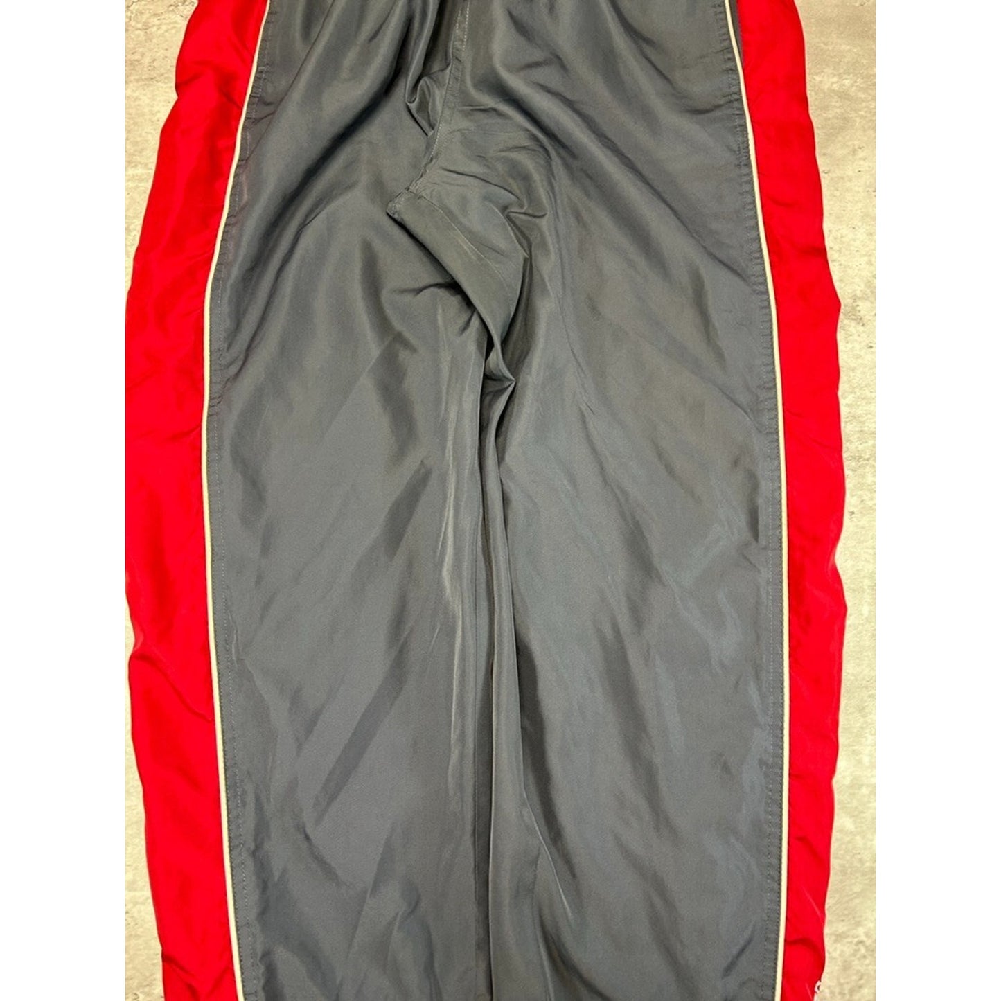 Vintage 2000s Reebok Embroidered Logo Two Tone Nylon Track Pants Size Medium