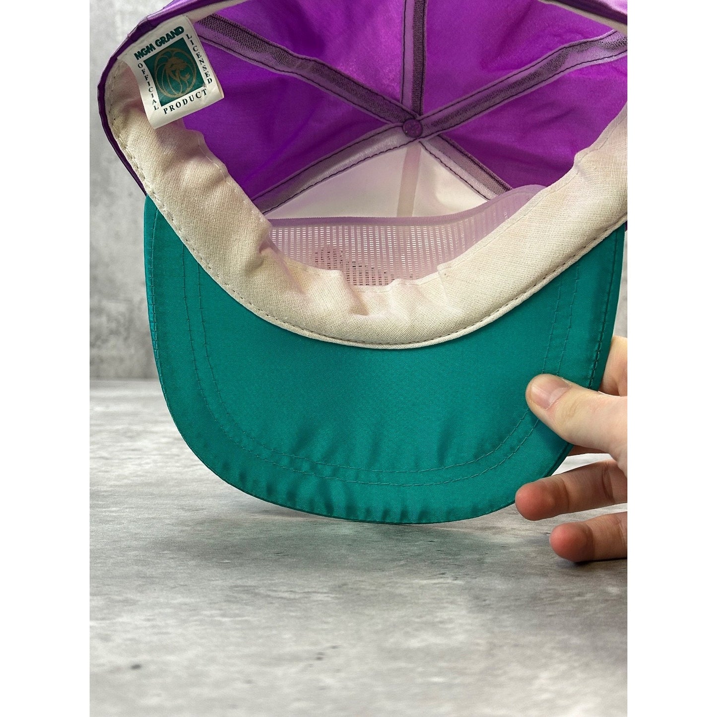 Vintage 1992 Betty Boop MGM Grand Embroidered Cartoon Snapback Hat OSFA