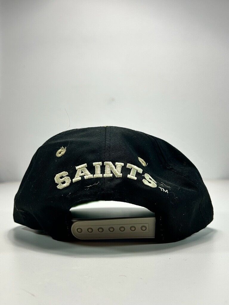 Vintage New Orleans Saints NFL Embroidered Logo Snapback Hat OSFA