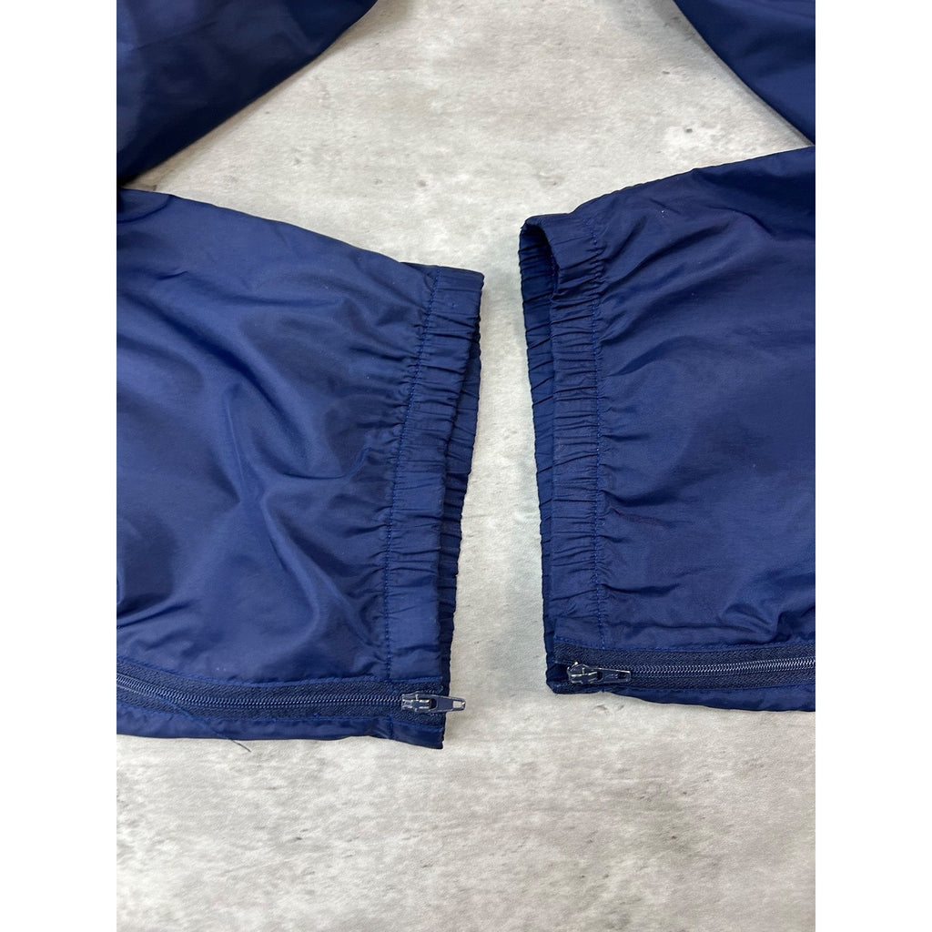 Vintage 90s Nike Tonal Embroidered Swoosh Nylon Track Pants Size XL