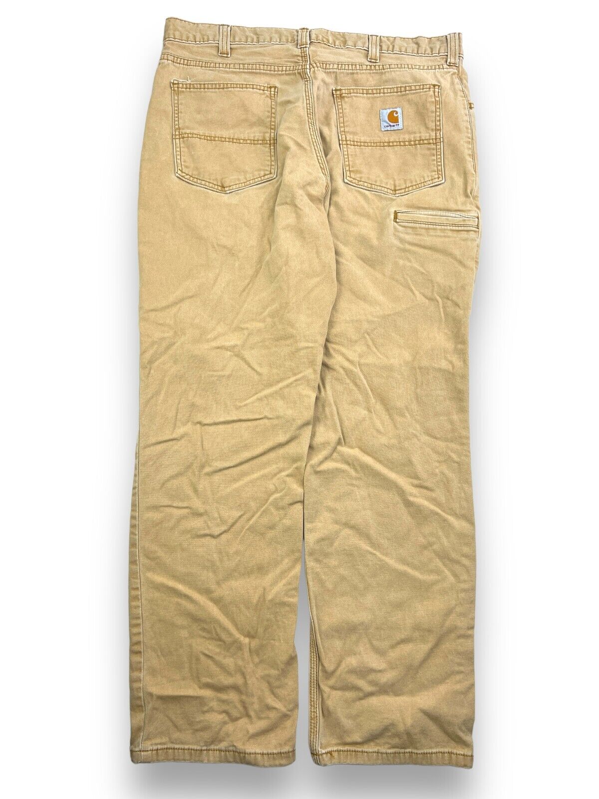 Carhartt Relaxed Fit Canvas Workwear Five Pocket Pants Size 36 Beige