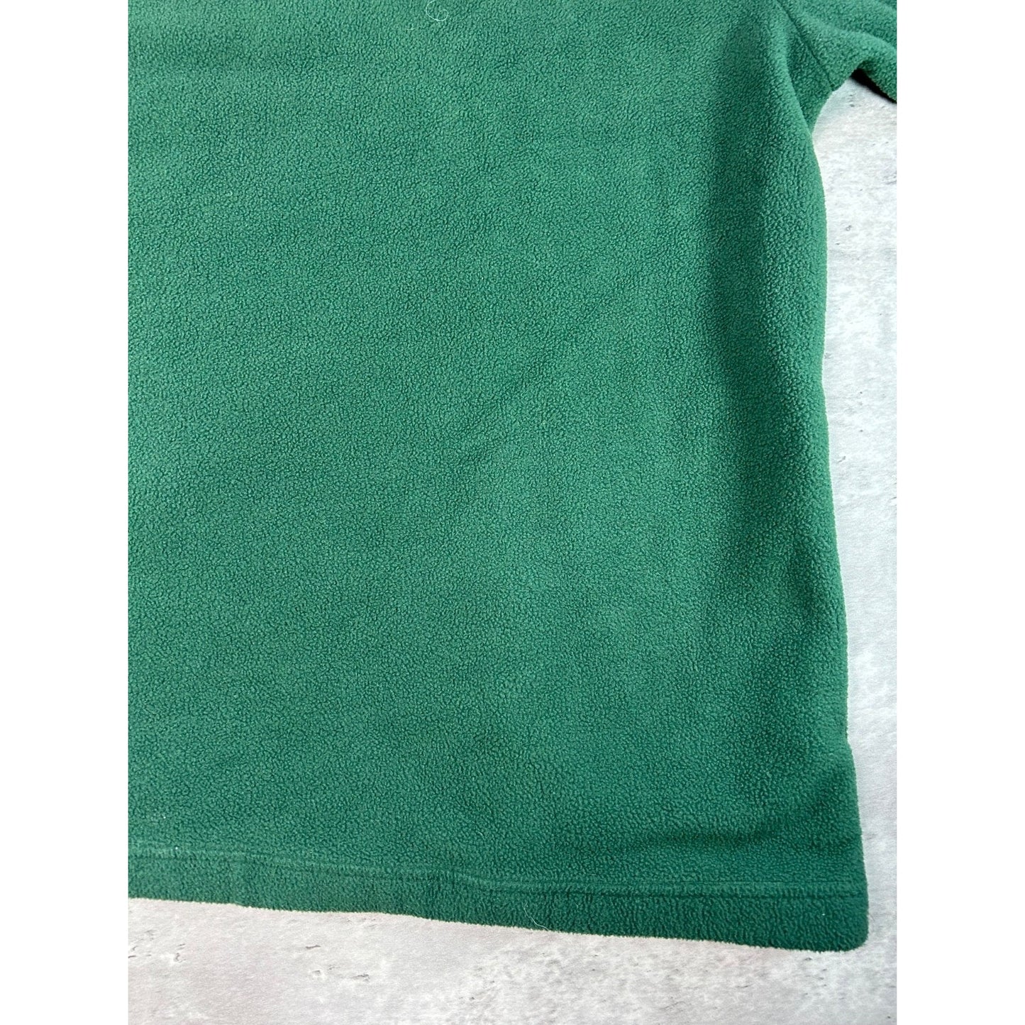 Vintage New York Jets NFL Embroidered 1/4 Zip Fleece Football Sweatshirt Sz 2XL