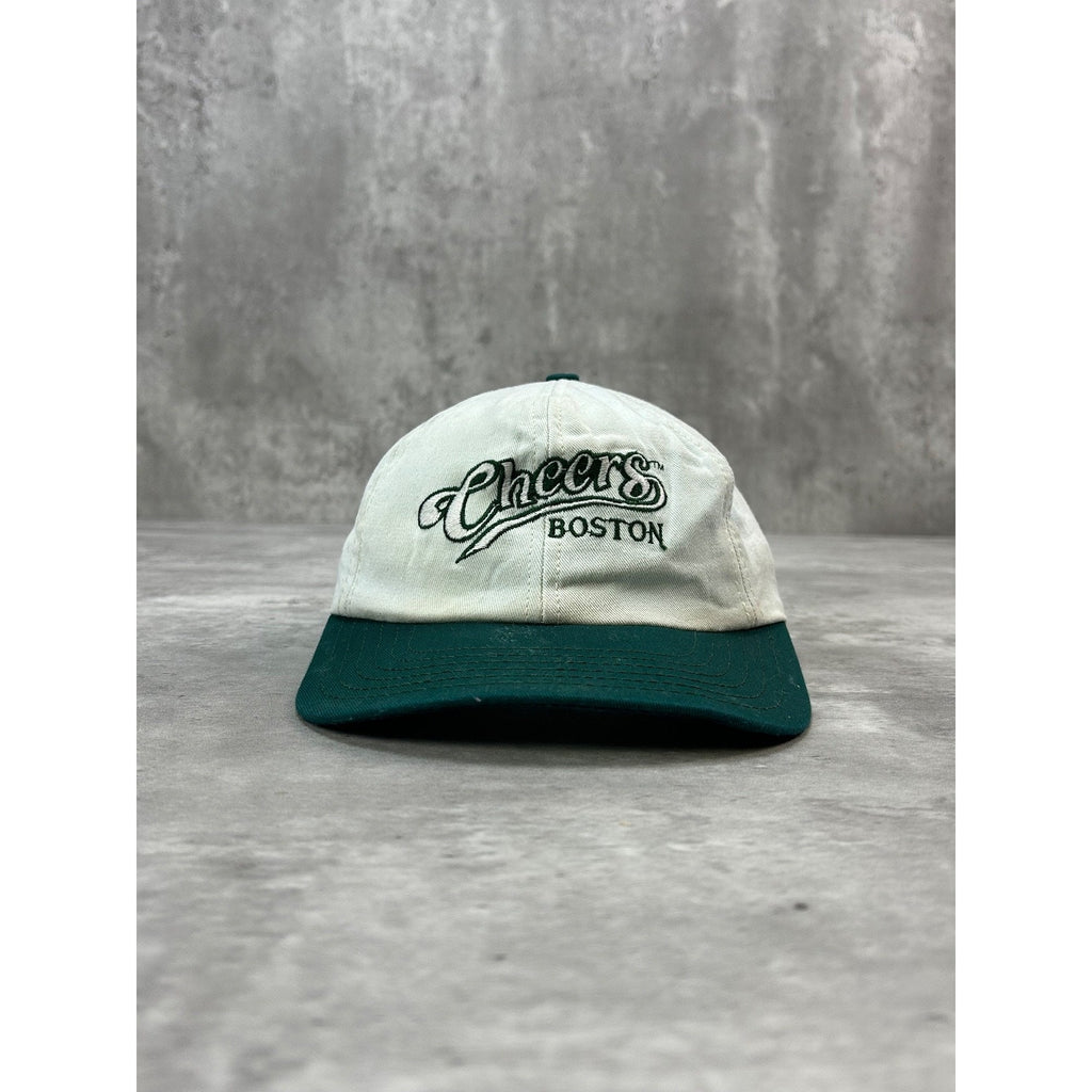 Vintage 90s Cheers Boston Embroidered TV Show Promo Snapback Hat OSFA