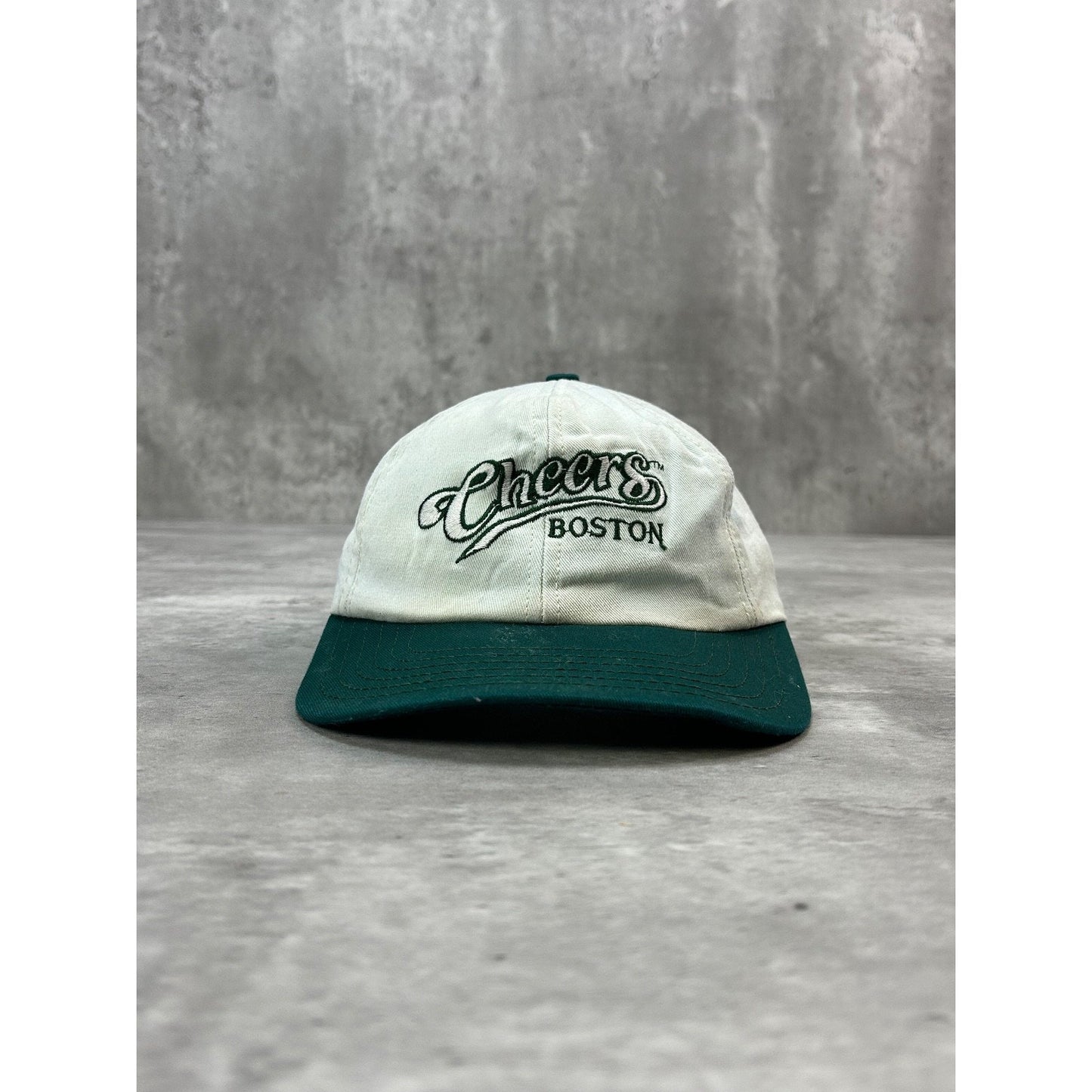 Vintage 90s Cheers Boston Embroidered TV Show Promo Snapback Hat OSFA