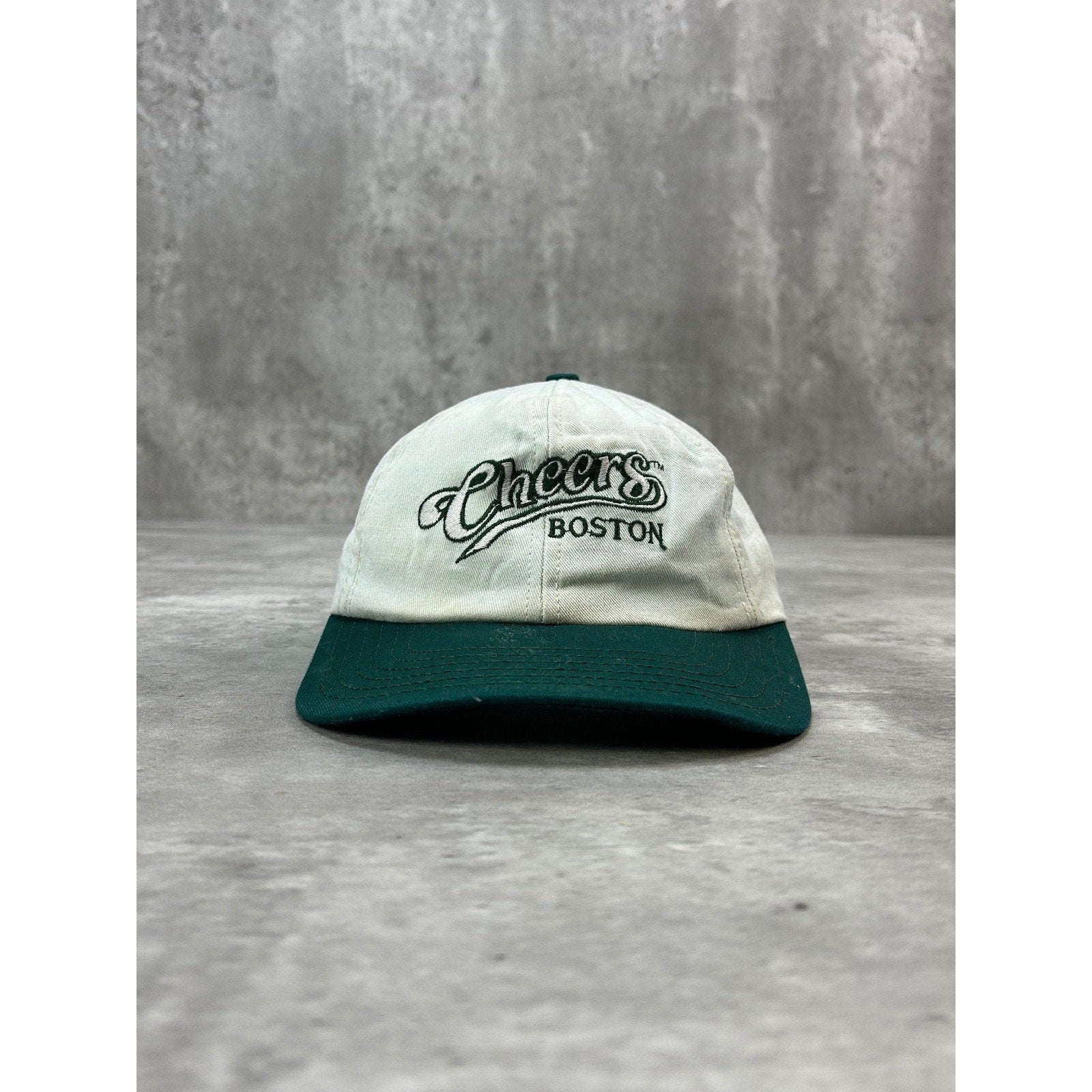 Vintage 90s Cheers Boston Embroidered TV Show Promo Snapback Hat OSFA