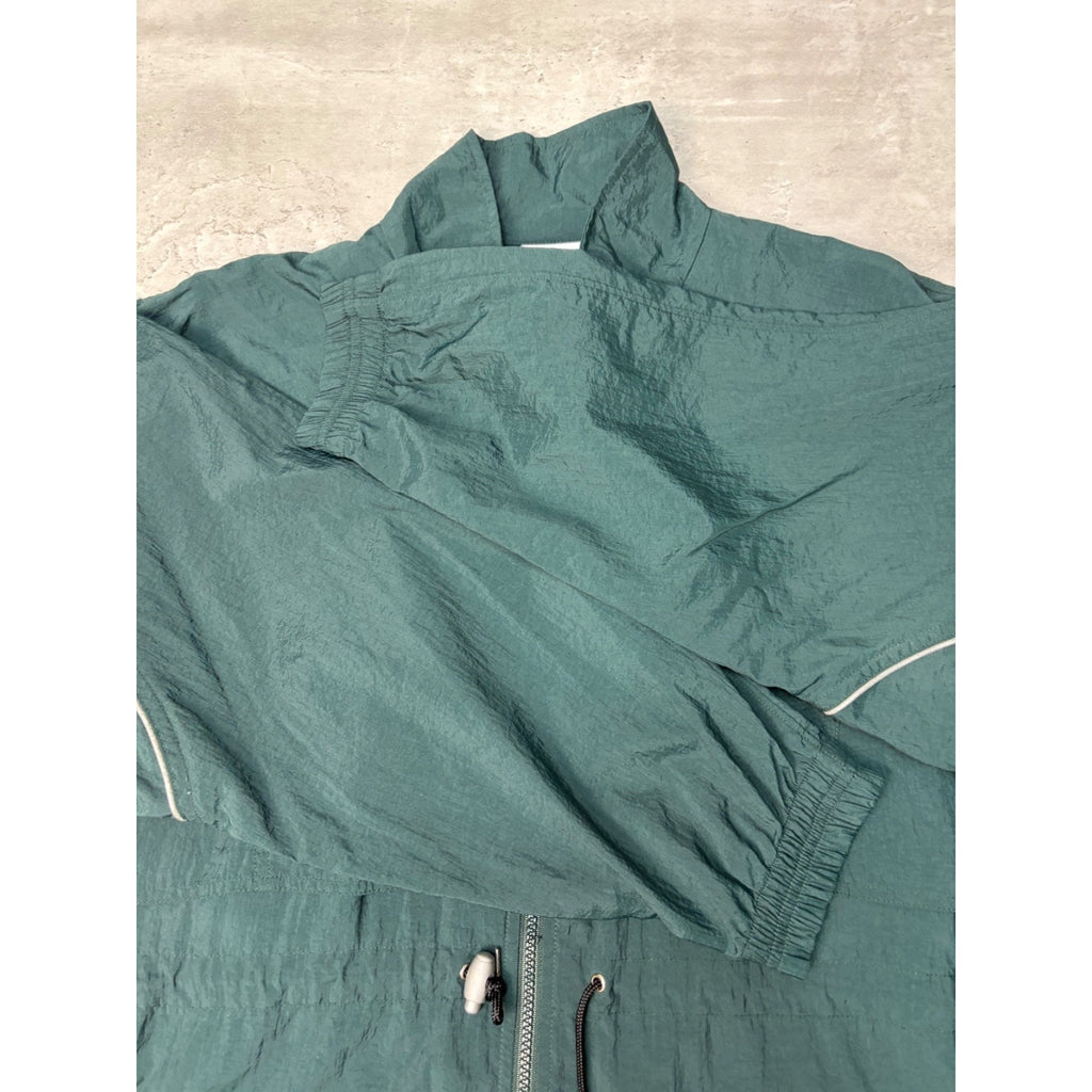 Vintage 90s Reebok Embroidered Logo Nylon Windbreaker Jacket Size Medium