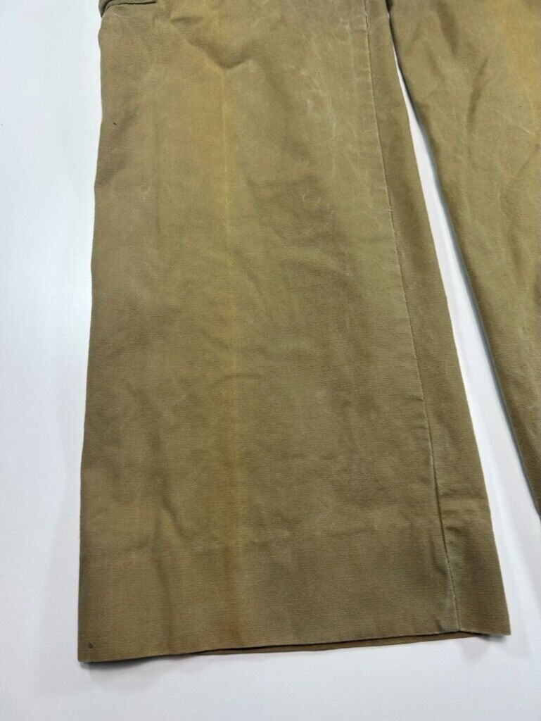 Vintage 80s/90s Chaps Ralph Lauren Straight Fit Cargo Pants Size 34 Beige