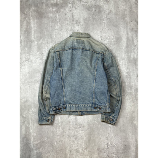 Vintage 80s/90s Levis Medium Wash Type 3 Denim Trucker Jacket Size Medium Blue