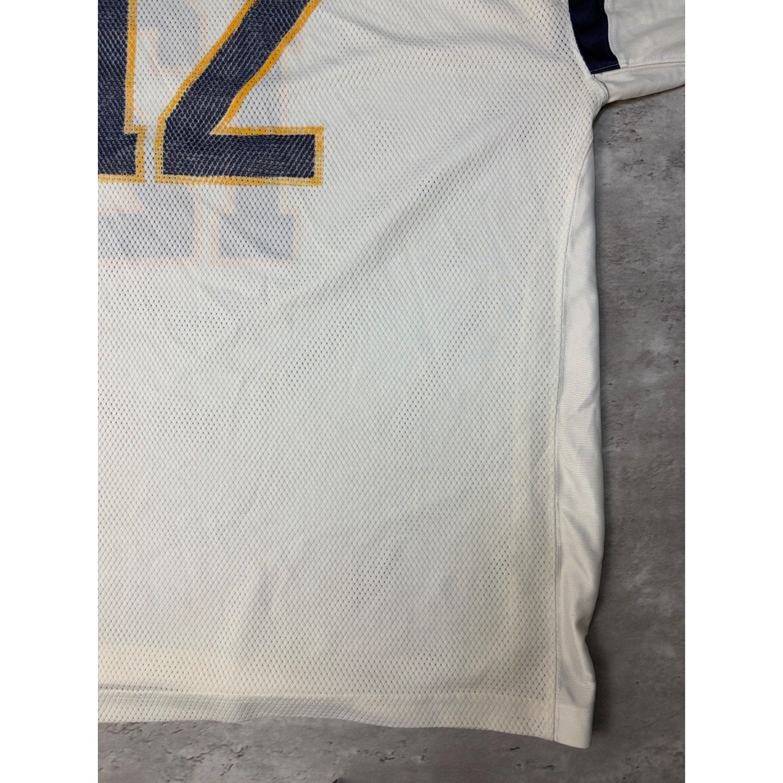 Vintage West Virginia Mountaineers #12 NCAA Starter Football Jersey Size XL