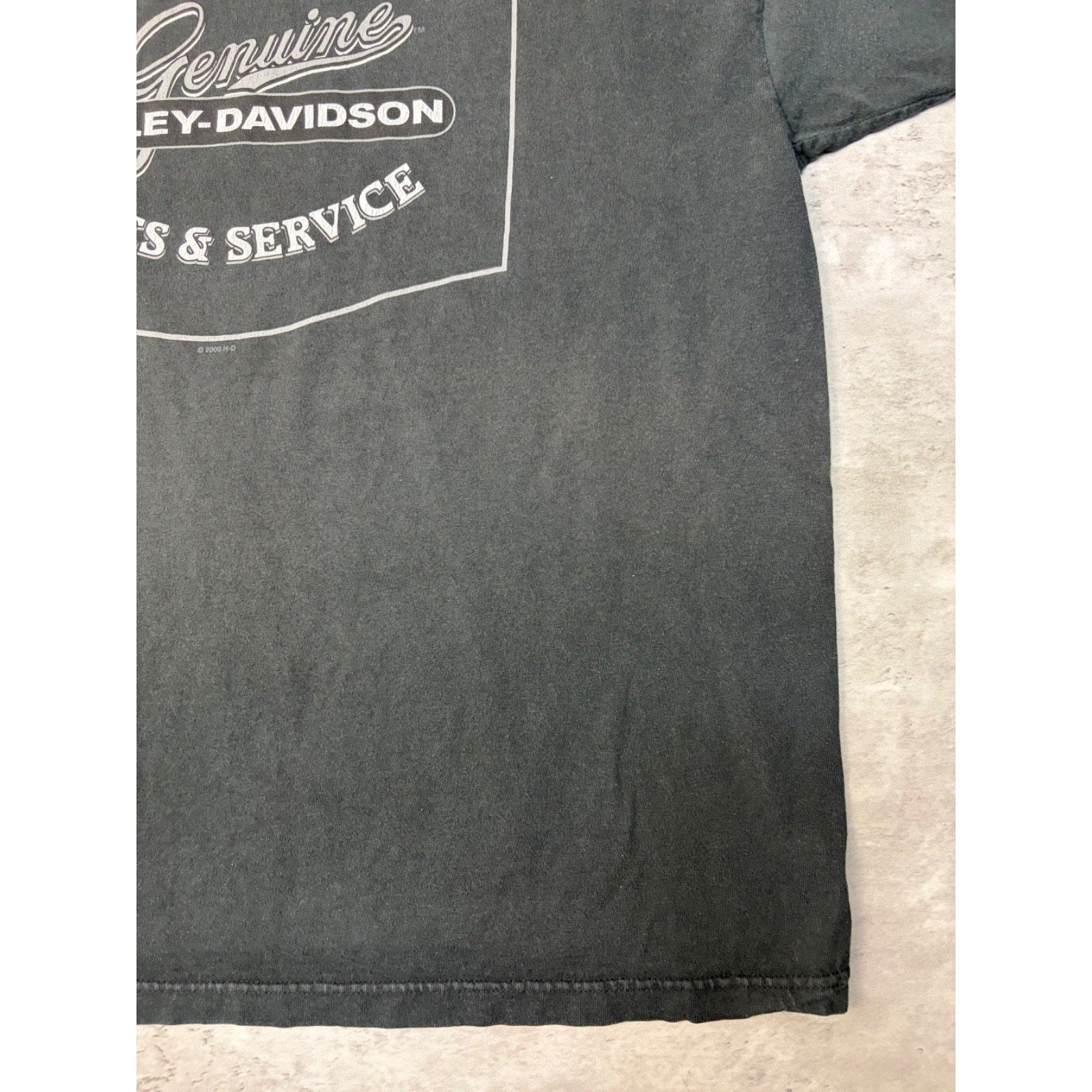 Vintage 2004 Harley Davidson We Are Street Tough Spellout Graphic T-Shirt Sz XL