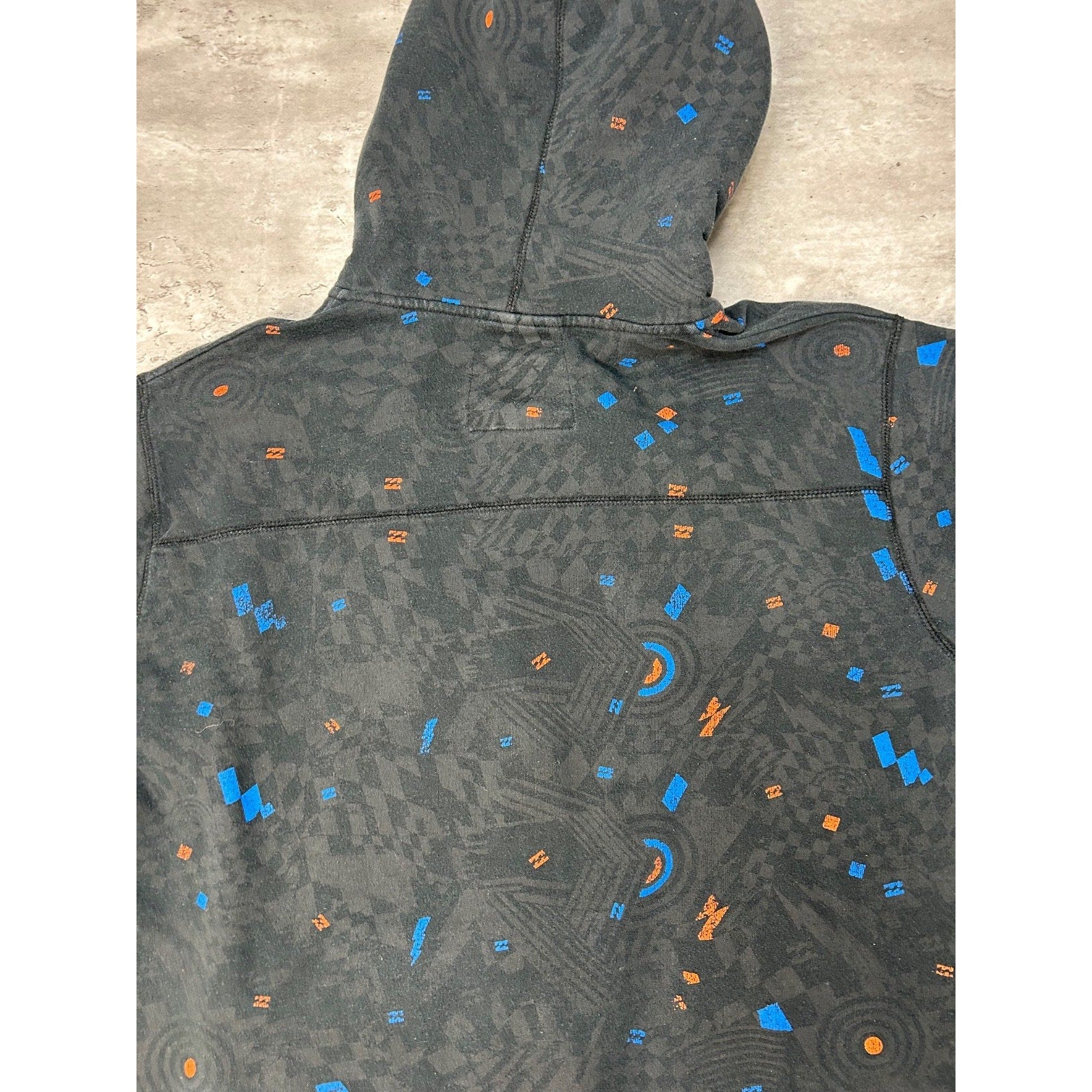 Vintage Y2K Billabong Embroidered Spellout Full Zip Sweatshirt Size XL