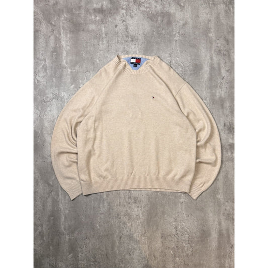 Vintage Tommy HIlfiger Embroidered Pullover Knit Sweater Size 2XL