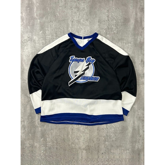 Vintage 90s Chris Kontos #16 Tampa Bay Lightning NHL Stitched Jersey Size XL