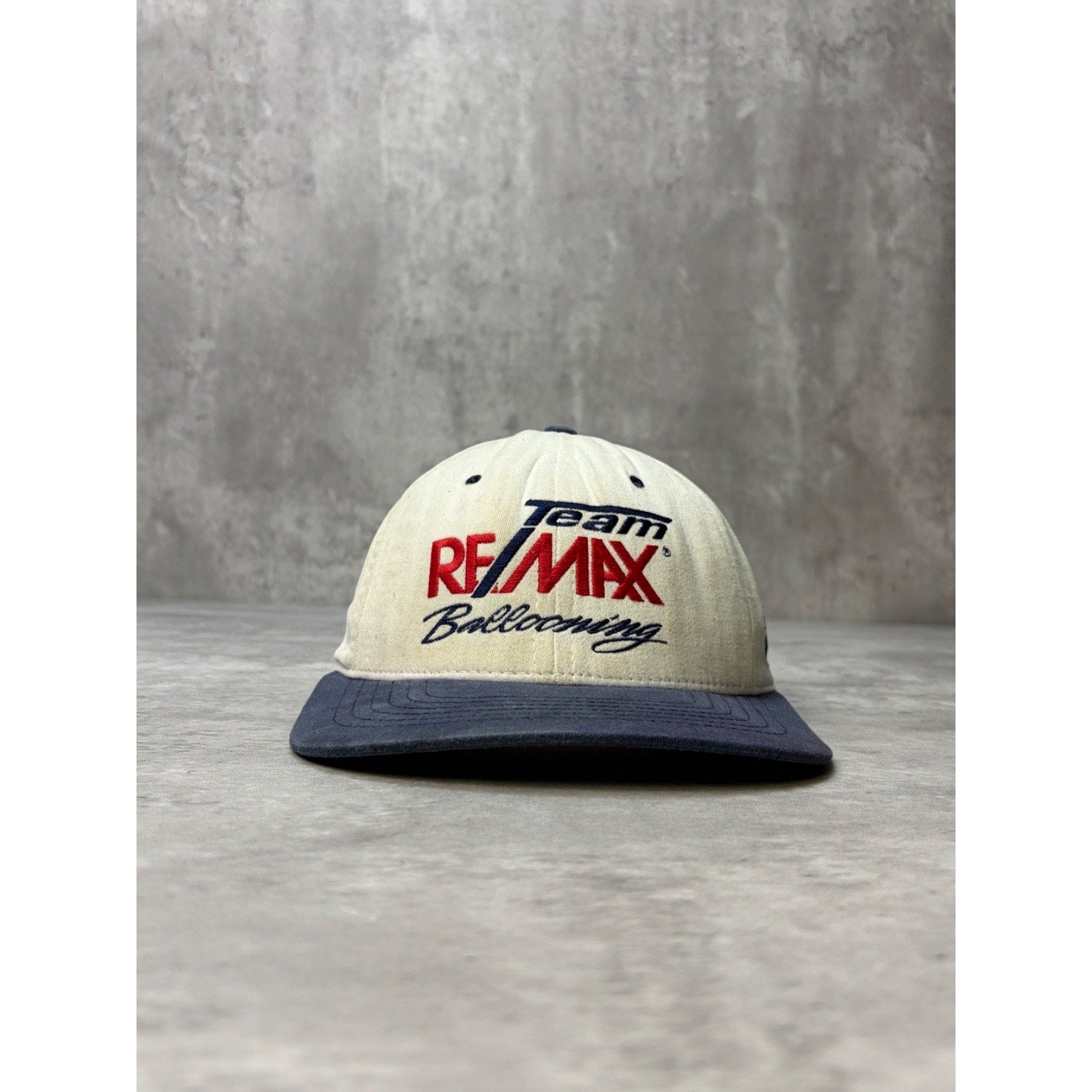 Vintage Team Remax Ballooning Spellout Strapback Hat OSFA