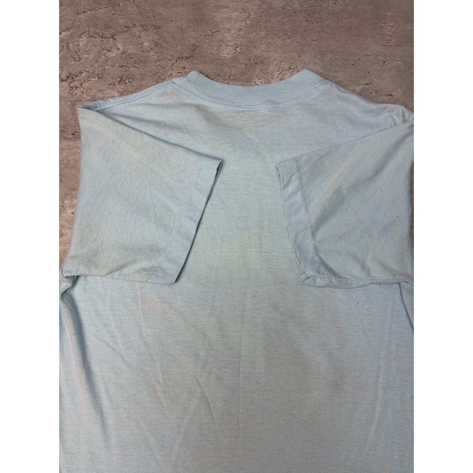 Vintage 80s Ridin-Hy Ranch Gradient Script Spellout T-Shirt Size Small