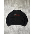 Vintage 90s Fila Embroidered Logo Spellout Sweatshirt Size Small