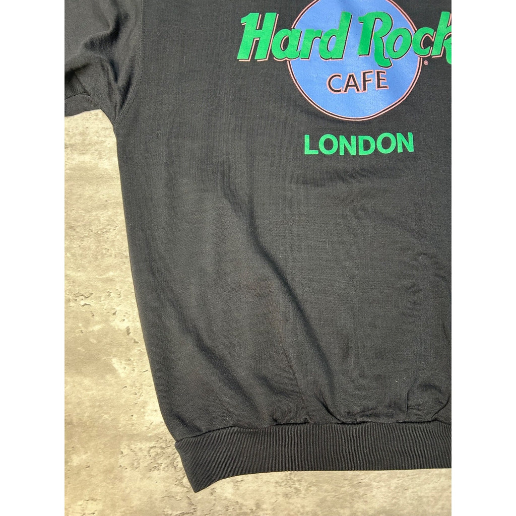 Vintage 90s Hard Rock Cafe London Destination Graphic Sweatshirt Size Large