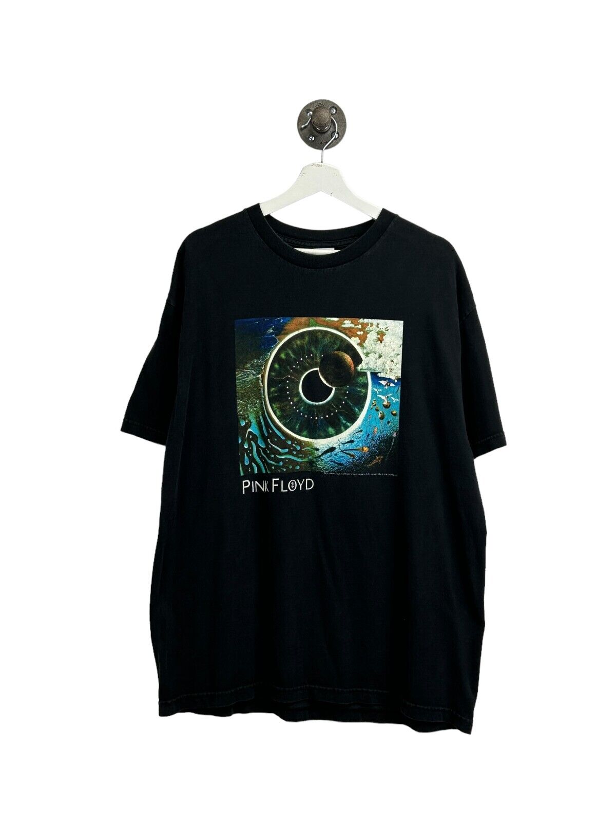 Vintage 2004 Pink Floyd Dark Side Of The Moon Graphic Band T-Shirt Size XL