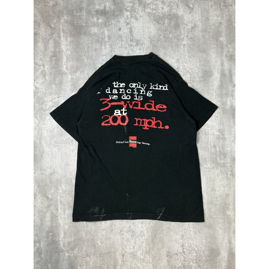 Vintage 1996 Nascar Winston Cup Series The Only Dancing We Do T-Shirt Size XL