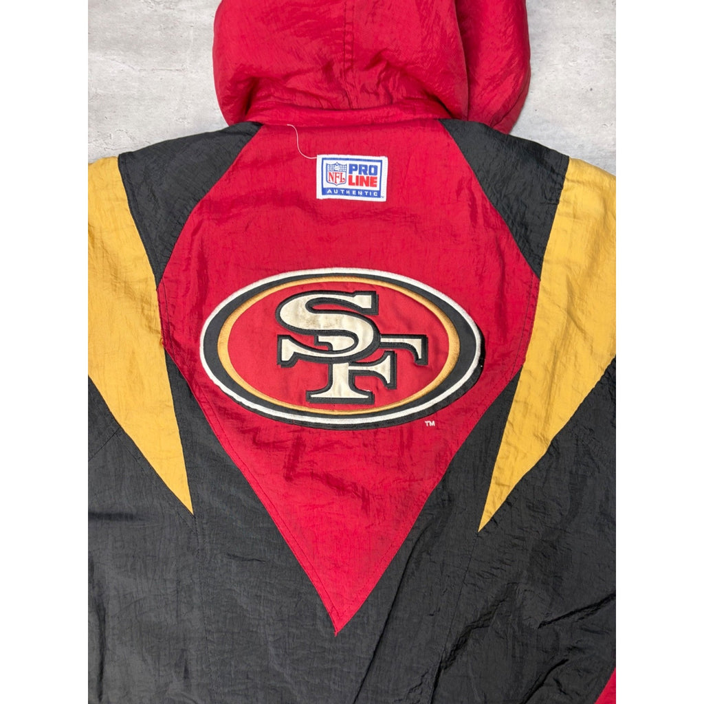 Vintage 90s San Francisco 49ers NFL Insulated Reebok Football Jacket Size Medium