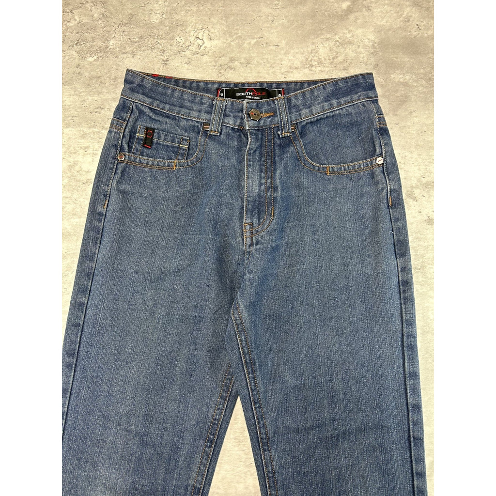 Vintage Y2K Southpole Dark Wash Denim Pants Size 30 Blue
