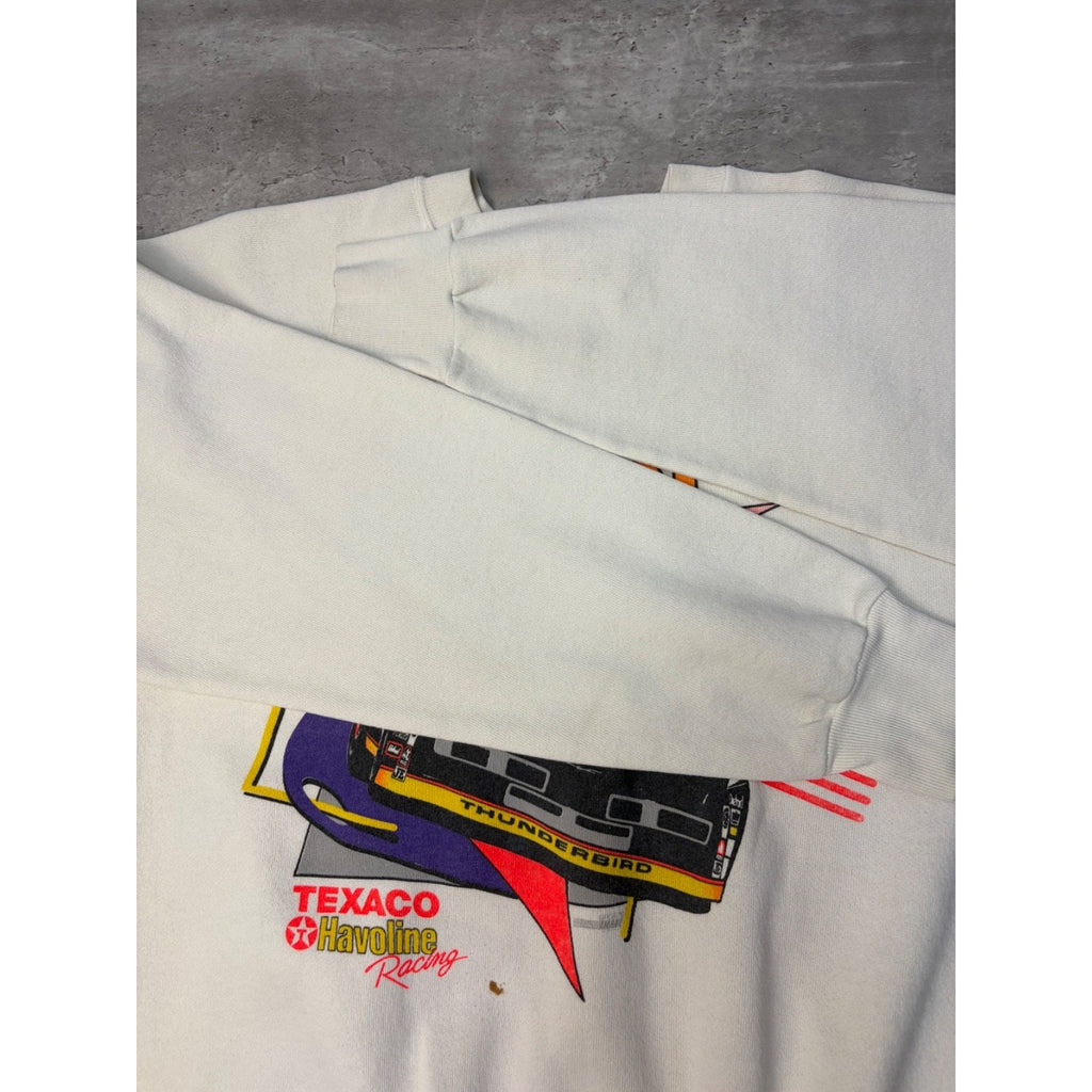Vintage 90s Davey Allison #28 Nascar Racing Graphic Sweatshirt Size XL