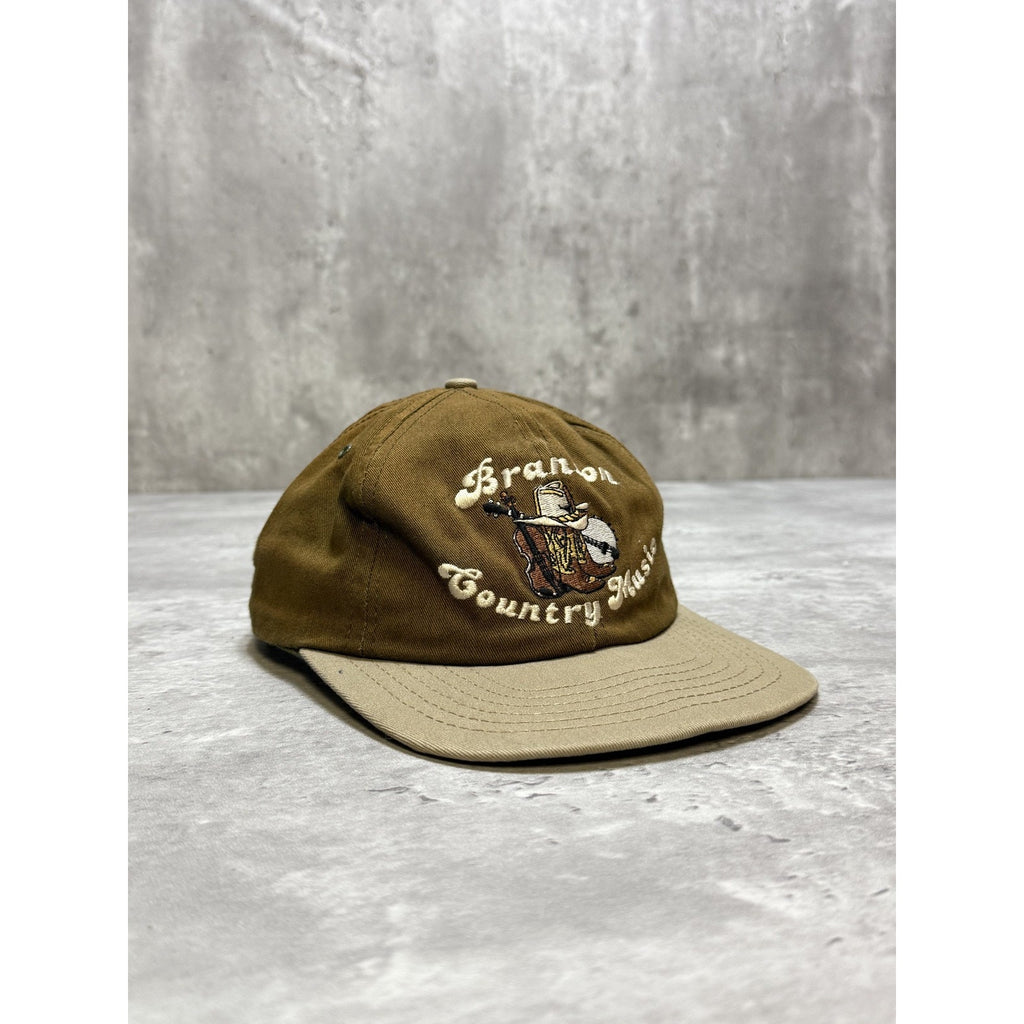 Vintage 90s Branson Country Music Embroidered Spellout Snapback Hat OSFA