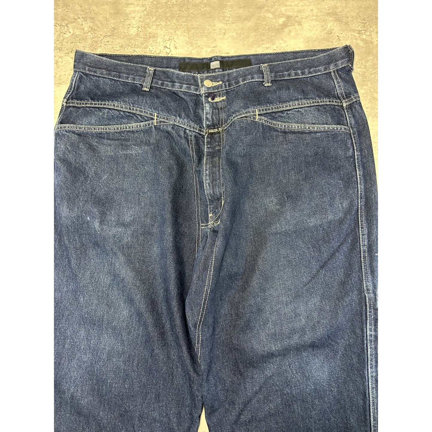Vintage Marithe Francois Girbaud MF+G Dark Wash Denim Pants Size 42