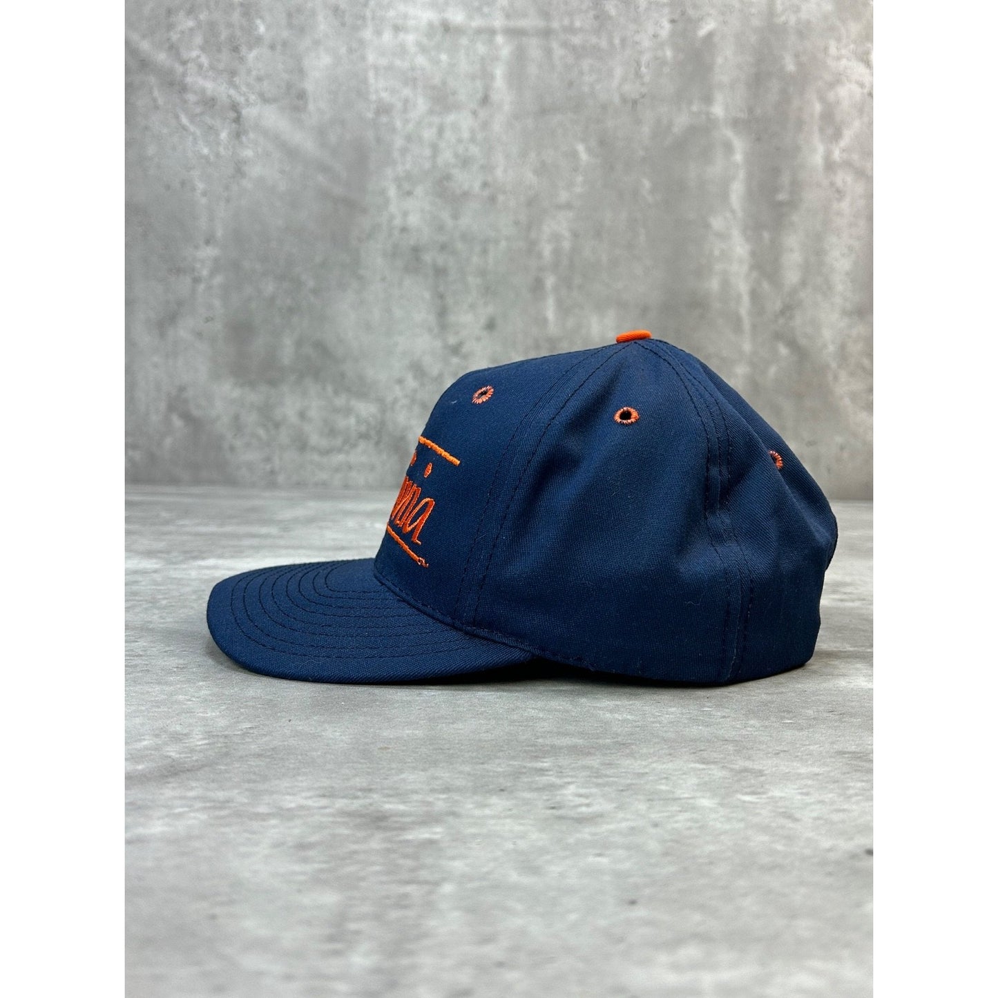 Vintage 90s Virginia Cavaliers NCAA Embroidered Spellout Snapback Hat OSFA