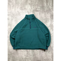 Vintage Eddie Bauer 1/4 Zip Fleece Pullover Sweatshirt Size Large