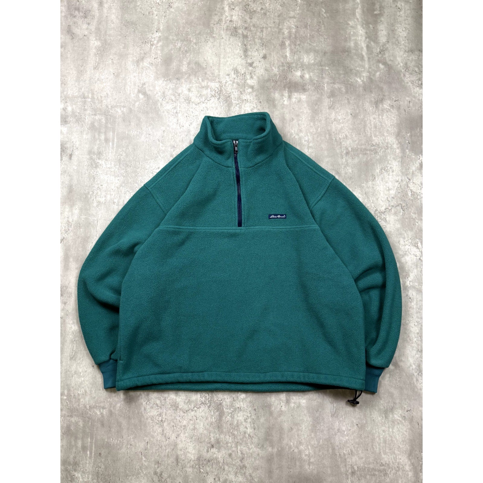 Vintage Eddie Bauer 1/4 Zip Fleece Pullover Sweatshirt Size Large