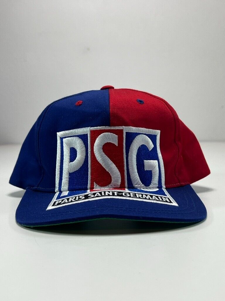 Vintage 90s Paris Saint Germain Embroidered Nutmeg Snapback Hat OSFA