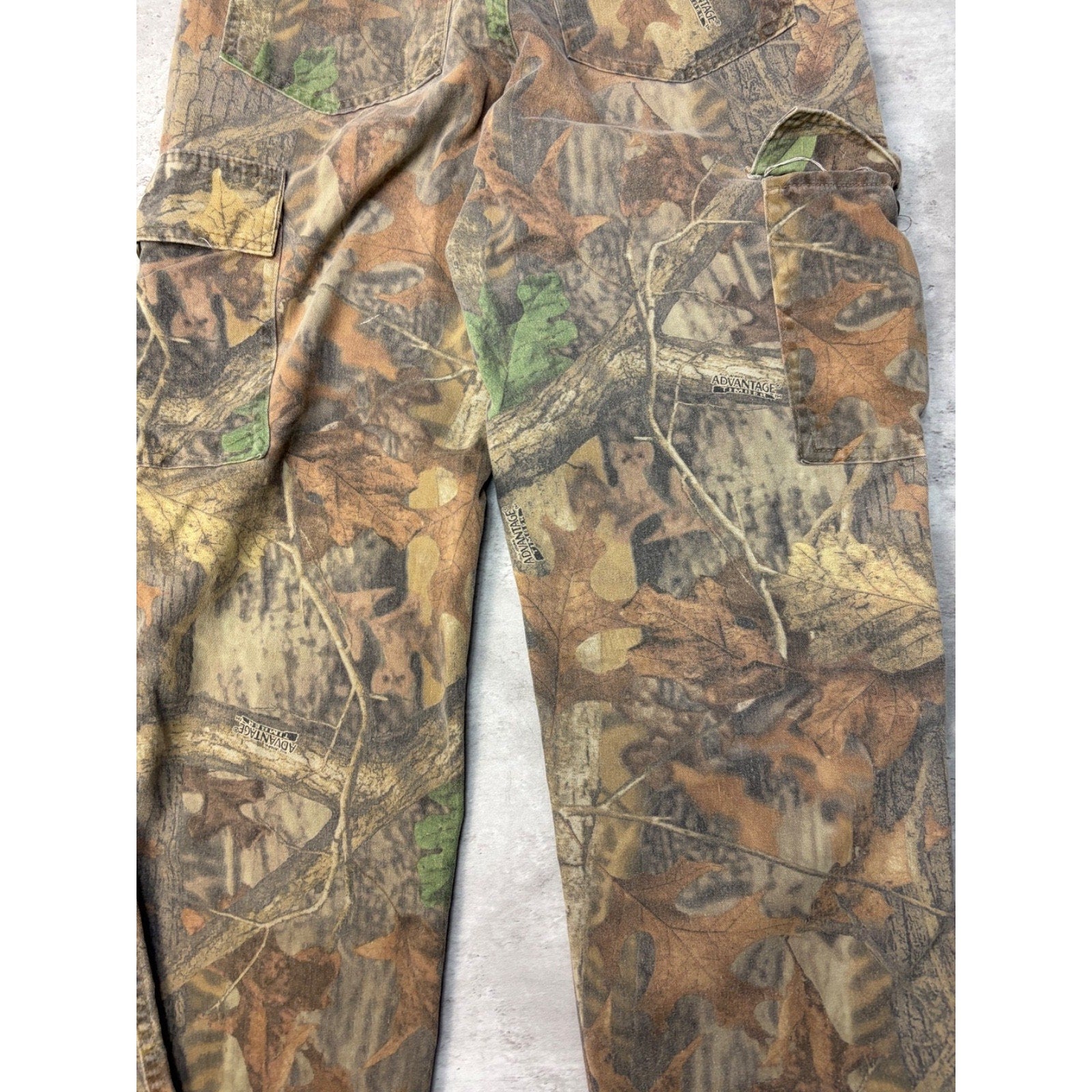 Vintage Spartan Advantage Timber Tree Camo Hunting Cargo Pants Size 33