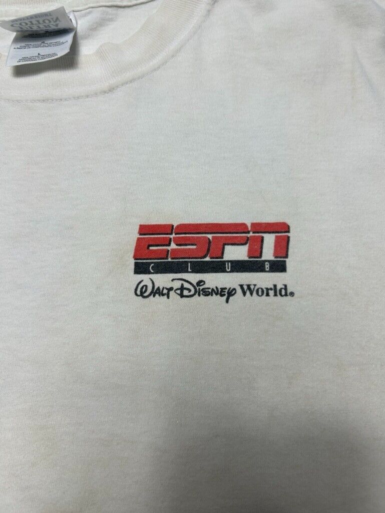 Vintage 2000 Disney ESPN Yankees Vs Mets MLB Subway Series T-Shirt Size Large