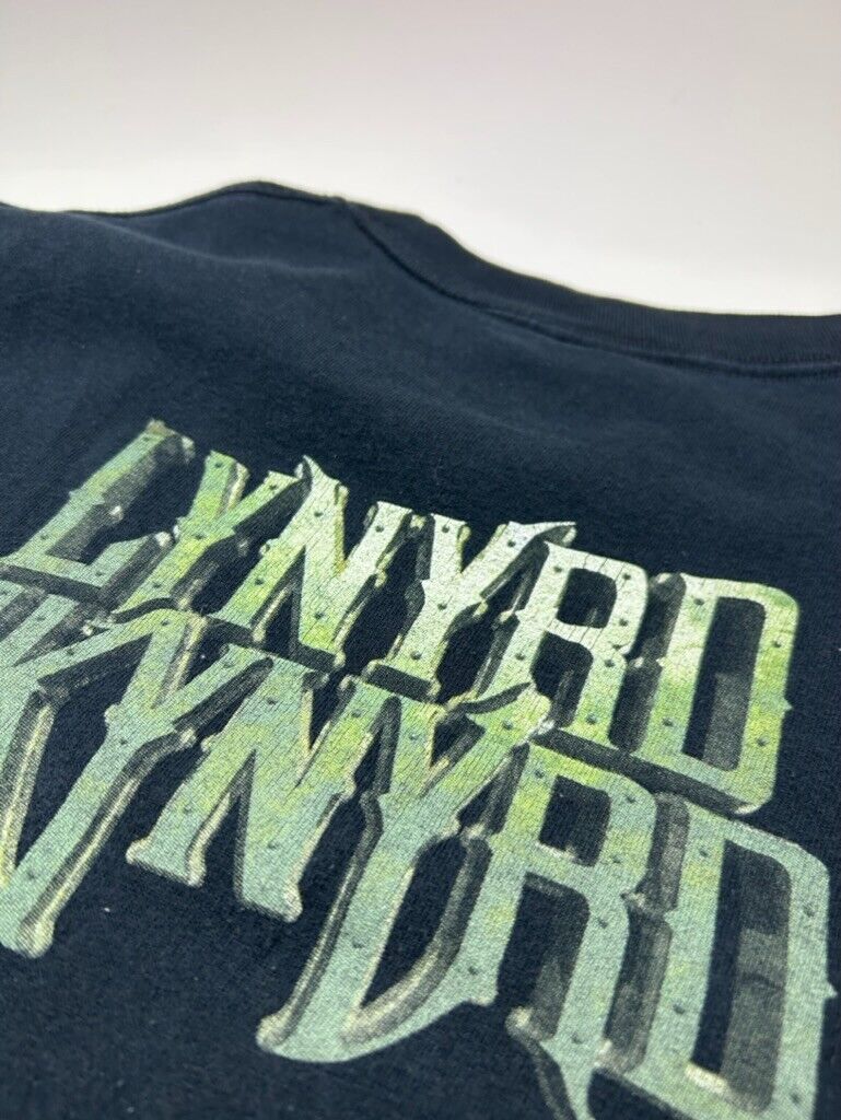 Vintage 2000s Lynyrd Skynyrd Rock Music Band Tour Graphic T-Shirt Size XL Black