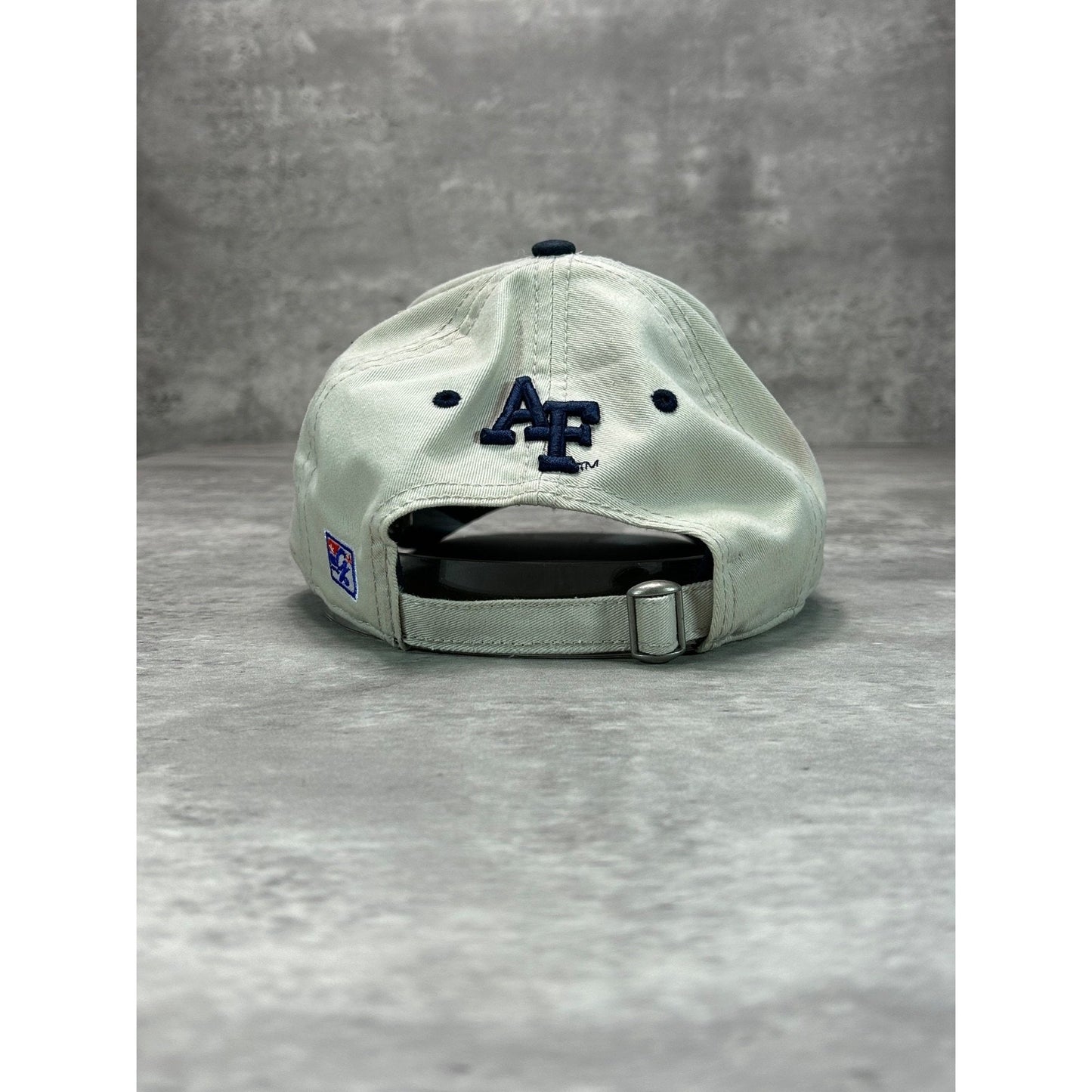 Vintage US Military Air Force Academy Embroidered Spellout Strapback Hat OSFA
