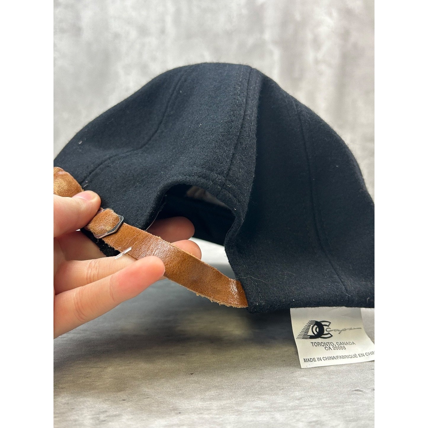 Vintage 90s Brick Brewing Company Two Tone Embroidered Strapback Hat OSFA