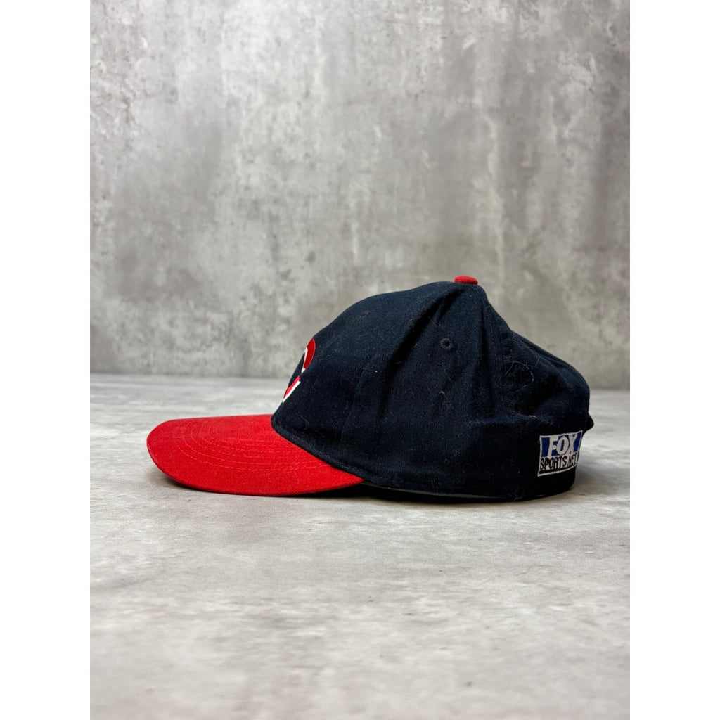 Vintage 90s Cincinnati Reds MLB Embroidered Logo Baseball Snapback Hat OSFA