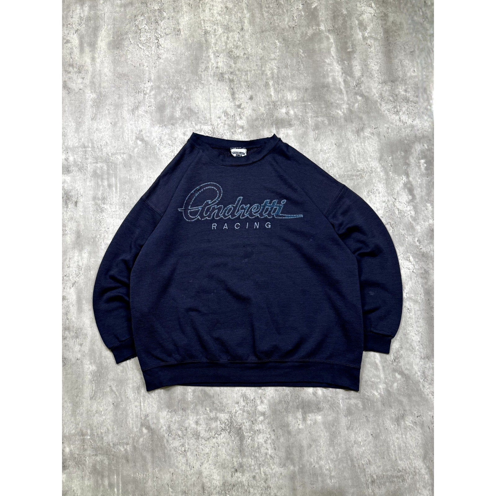 Vintage Andretti Racing F1 Embroidered Script Spellout Sweatshirt Size XL