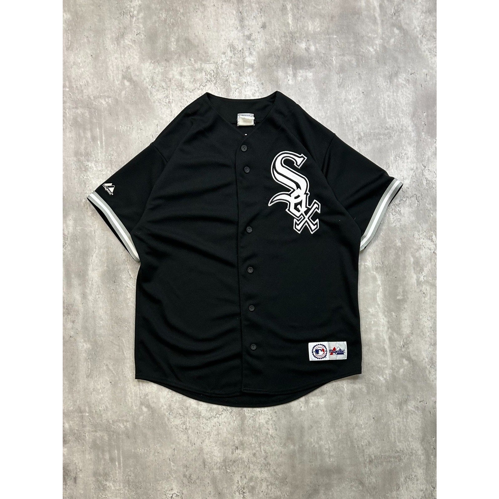 Vintage 90s Paul Konerko #14 Chicago White Sox MLB Majestic Jersey Size Large
