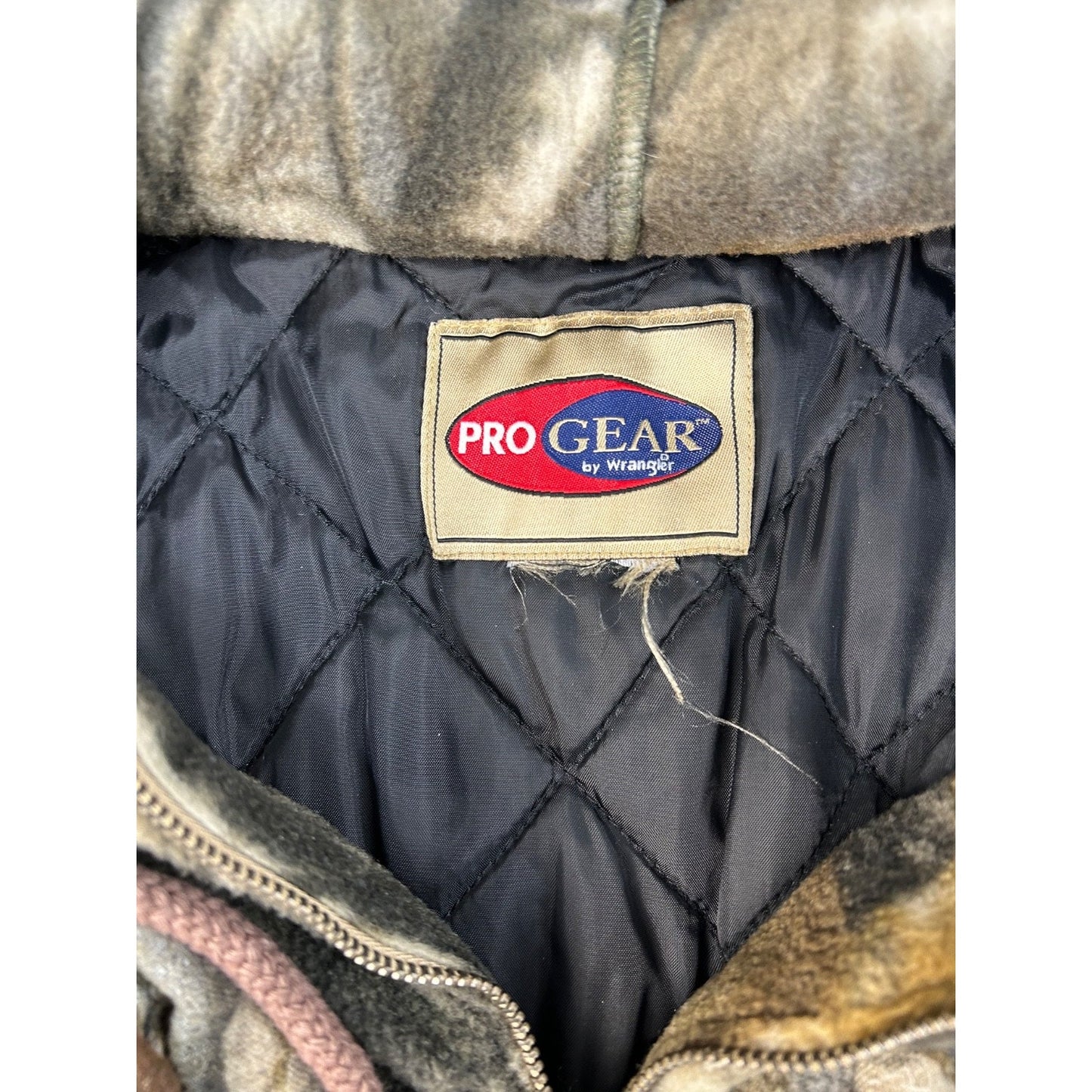 Vintage Pro Gear Realtree Hardwoods Full Zip Hooded Hunting Jacket Size 2XL