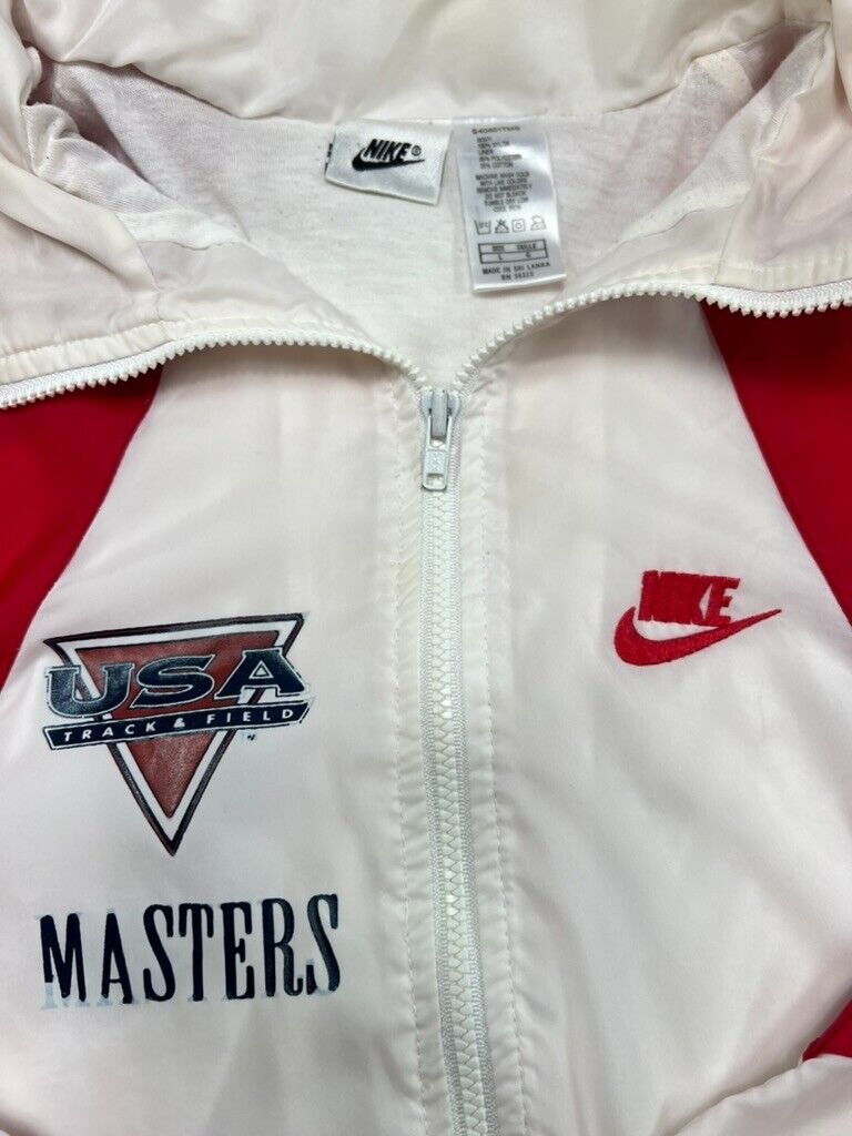 Vintage Nike Mini Swoosh USA Track & Field Masters Full Zip Jacket Size Large