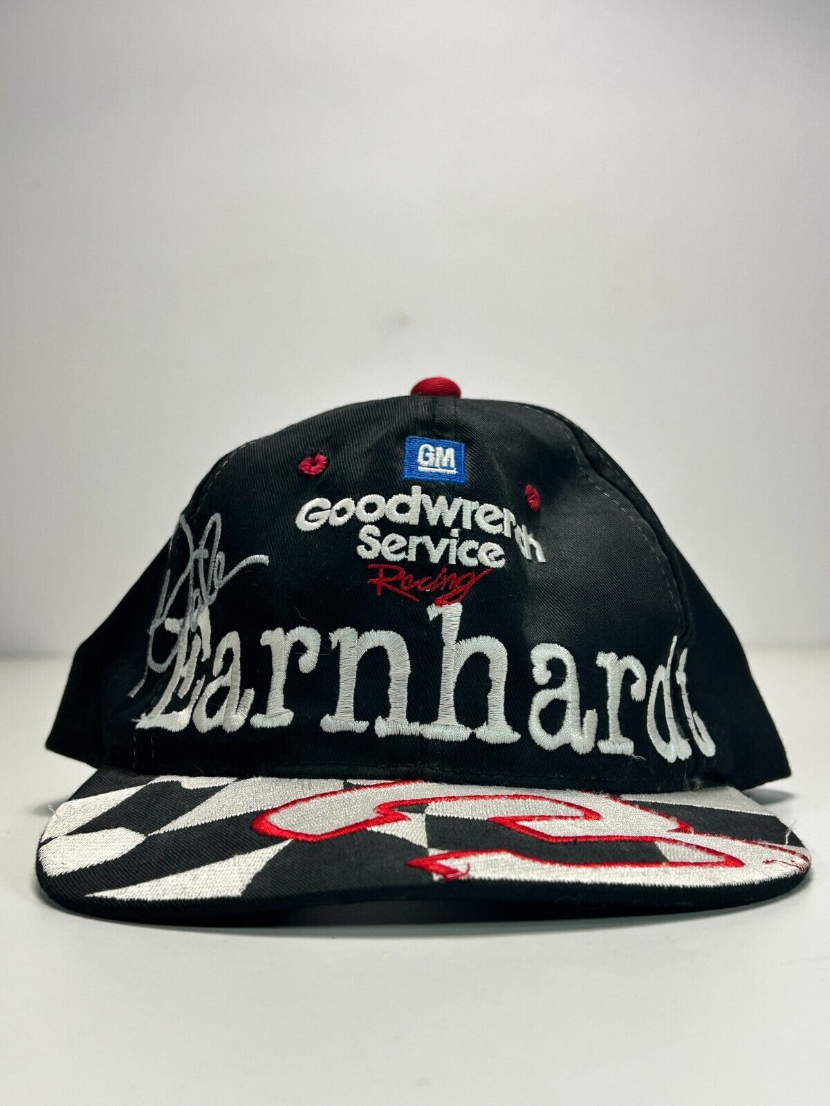 Vintage 90s Dale Earnhardt #3 Nascar GoodWrench Racing Snapback Hat OSFA