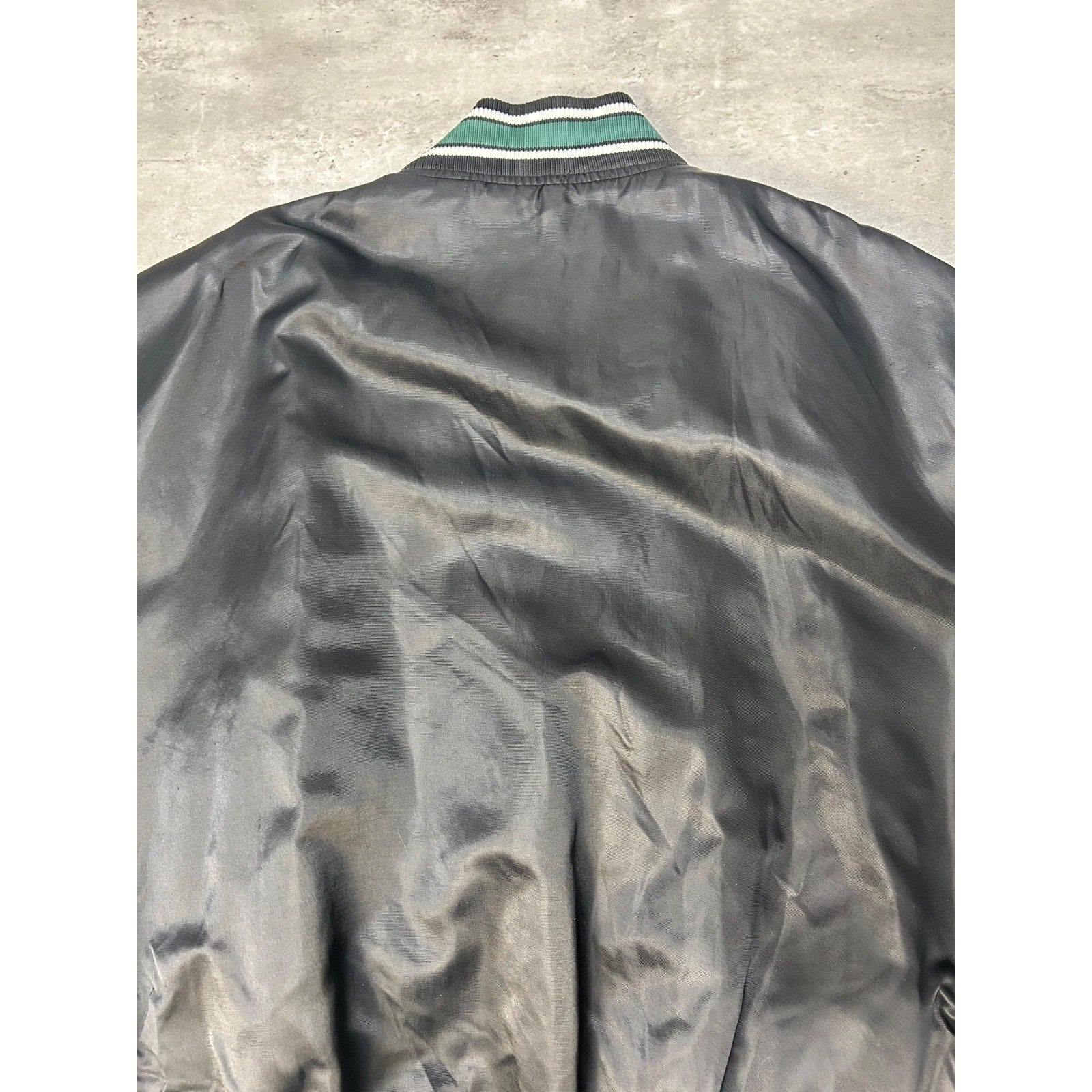 Vintage 90s Buffalo Bisons MiLB Starter Satin Bomber Jacket Size XL